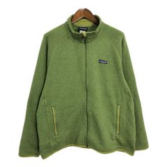 patagonia パタゴニア ベターセーター フリースジャケット アウトドア ライトグリーン(メンズ XL)中古 古着 U3108