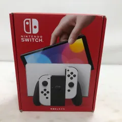 02w16206 Nintendo Switch ニンテンドースイッチ 有機ELモデル ホワイト ※未使用品  ゲームハード  【中古品】