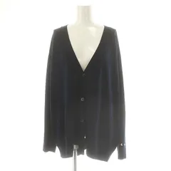 アニヤハインドマーチ ANYA HINDMARCH UNIQLO メリノオーバーサイズVネックカーディガン ニット 3XL 紺 ネイビー 251-476105 /AT ■OS