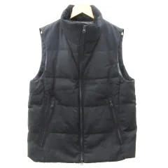 メンズビギ MEN'S BIGI ダウンベスト ジャケット ミドル丈 ジップアップ 02 ブラック 黒 /YM3のサムネイル