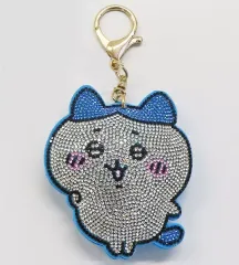 【中古】キーホルダー ハチワレ ラインストーンキーホルダー 「ちいかわ なんか小さくてかわいいやつ」