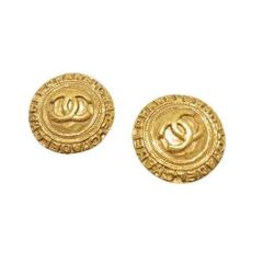 ◆ CHANEL ココマーク ラウンド イヤリング イヤリング(両耳用) GP ゴールド ◆