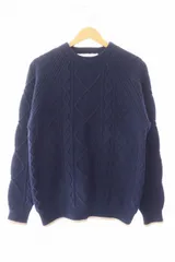 ホワイトマウンテニアリング White Mountaineering エルボーパッチ ニット セーター WM1473610 1 ネイビー ブランド古着ベクトル ブランド古着ベクトル 中古●241015のサムネイル