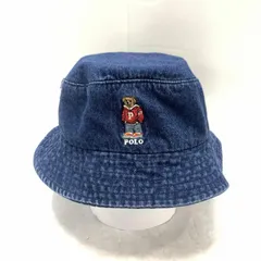 【中古】POLO RALPH LAUREN ポロベアデニムバケットハット インディゴ ポロ ラルフローレン[92]