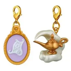 【中古】キーホルダー・マスコット(キャラクター) アラジン マスコットセット(2個組) 「一番くじ ディズニープリンセス～Ariel’s Closet」 I賞