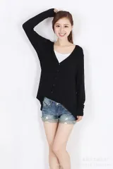 レディース服 ロングカーディガン 春 夏 秋 薄手 体型カバー 無地 UVカット Vネック トップス 羽織り 無地 紫外線対策 冷房対策 シンプル 通勤 オフィス 20代 30代 40代 　cw-a-4507