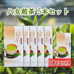 八女茶 ワンコイン 煎茶5本セット 100g 5袋セット＋1本おまけ付き 緑茶 お茶