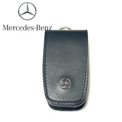 Mercedes-Benz　メルセデス・ベンツ  純正  キーカバー  オーバル  フラップ  ブラック　キーケース キーリング