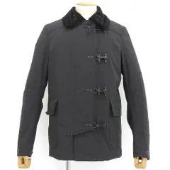 【美品】 Lauren by RL ファイヤーマンジャケット 金バックル 黒 c9ab6a7a646be917a278bb46942a54