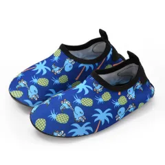 ☆ ダイナソー×ネイビー ☆ 30-31(16.5-17.5cm) ☆ キッズ マリンシューズ アクアシューズ 水陸両用 マリンシューズ キッズ ウォーターシューズ アクアシューズ ビーチシューズ 水陸両用シューズ 軽量 軽い 滑り止め シュノーケリング