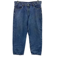 Levi's 550 デニムパンツ W38 インディゴブルー リーバイス ジップアップ ビッグサイズ アメカジ ジーンズ 古着卸 アメリカ仕入 2507-436