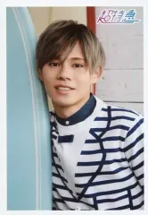 【中古】生写真(男性) 超特急/カイ(小笠原海)/バストアップ・衣装白.青・サーフボート/Bullet Train 5th Anniversary Tour 2017「Trans NIPPON Express」生写真 第28弾
