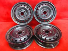 スチール ホイール 4本 ダイハツ 純正 13×4.00B 4穴100 +40 ミラ ココア ミラジーノ アヴィ ムーブ コンテ ラテ ハイゼット◆51742H-W2のサムネイル