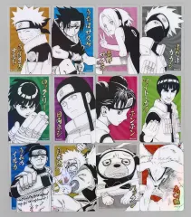 【中古】キャラカード 第七班＆第三班＆イルカ＆自来也＆パックン＆九喇嘛 「NARUTO-ナルト- ホロクリアカード12枚セット 第1弾」