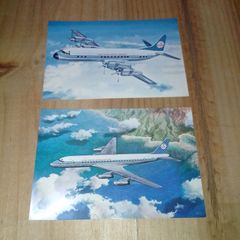 下田信夫 ヒコーキイラスト Nobさん 関空オリジナルポストカード