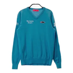 サイズ：S ROUGH&SWELL ラフアンドスウェル  コットン ニットセーター  ブルー系 [240101356977] ゴルフウェア レディース ストスト