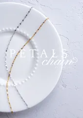 華奢ペタルチェーンネックレス【金属アレルギー対応】