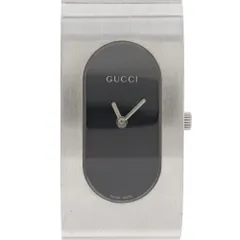 【稼働品】Gucci　グッチ　2400S　レディース時計　シルバー　バングル 腕時計(アナログ) 安心の国内正規品