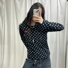 BLACK COMME des GARCONS 丸襟 立体 ドット柄シャツ XS 楽天市場】コムデギャルソン ドット シャツの通販