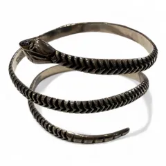 TAXCO (タスコ) ⑤ Vintage ANTONIO REINA COILED SNAKE BANGLE ユニセックス シルバー FREE
