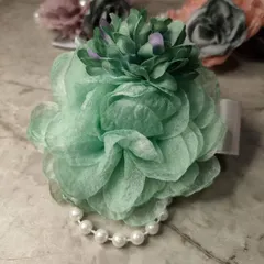 コサージュ 卒園式　卒業式　入園式入学式 結婚式 発表会 ＊フォーマルコサージュ＊パールブローチ267