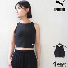 PUMA プーマ タンクトップ レディース LP WDRB リブSLクロップ Tシャツ タンクトップ ノースリーブ スポーツウェア トレーニングシャツ 631798