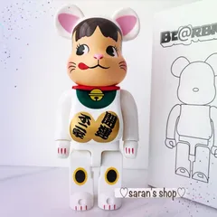新品 未使用！ベアブリック BE@RBRICK 400% 28センチ ペコちゃん 招き猫のサムネイル