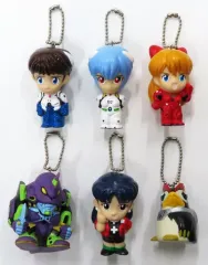 【中古】雑貨 全6種セット ソフトキーホルダー 「新世紀エヴァンゲリオン」