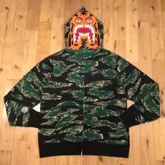 A Bathing Ape 迷彩虎フードパーカー　L A Bathing Ape カモフラージュパーカー L - メルカリ