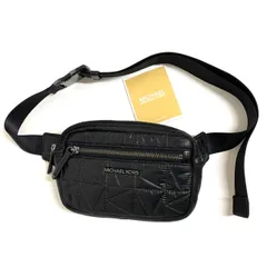 新品 未使用 マイケルコース ウエストポーチ ベルト バッグ 黒 M マイケルコース バッグ MICHAEL KORS ウエストバッグ ウエスト