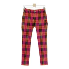 サイズ：0 PEARLY GATES パーリーゲイツ  ウール混 ストレッチパンツ チェック柄 パープル系 [240101447186] ゴルフウェア レディース ストスト