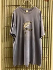 90's VICTORIA B.C. Print T-Shirt フィッシング　プリントTシャツ　カットソー　シングルステッチ　釣り　カナダ