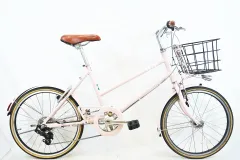 D484 ☆ 26800円☆美品☆ミニベロ中古自転車 ブリヂストン ベガス【20