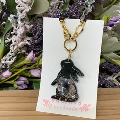☆ハンドメイド☆レジンバックチャーム うさぎ
