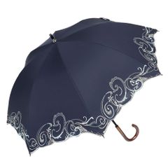 シノワズリーモダン ペイズリー刺繍かわず張りショート晴雨兼用日傘
