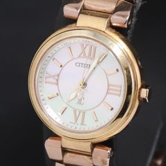 稼働品】citizen xC ティタニアライン 電波ソーラー ベルト交換済
