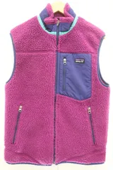 【中古】 patagonia メンズベスト ジレ S CLASSIC RETRO X VEST patagonia S 紺 ネイビー 紫 パープル