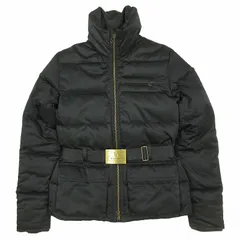 美品 ラルフローレン RALPH LAUREN ロゴ バックル ベルト ダウン ジャケット ブルゾン コート アウター ハイネック OMRLKA2064 サイズ11 黒 ブラック レディース/8/◎KK9のサムネイル