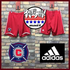SP1-385★レア・入手困難★速乾・通気★【adidas アディダス】シカゴ・ファイヤーファイター トレーニング ショーツ【メンズ M】スポーツ USA古着 トレーニング ランニング フィットネス
