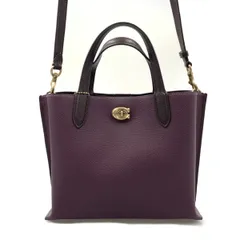［未使用］コーチ　ウィロウトート24 アイスパープル 2WAYハンドバッグ COACH 新作セール コーチ バッグ トートバッグ ショルダーバッグ