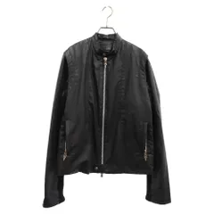CHROME HEARTS (クロムハーツ) NEW RACER ニューレーサー ワックスドコットンダガージップシングルライダースのサムネイル