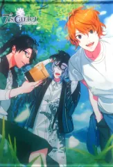 【中古】タペストリー [単品] 甘梨イソラ＆櫛奈雫トア＆建比良ソウスケ 描きおろしB2タペストリー 「PS Vitaソフト 7’scarlet アニメイト限定セット」 同梱特典