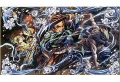 【中古】紙製品 竈門炭治郎＆嘴平伊之助＆我妻善逸 描き下ろしビジュアル色紙ボード 「Blu-ray/DVD 鬼滅の刃 1～6巻」 ufotable連動購入特典