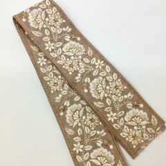 インド刺繍リボン　約6㎝巾　1m