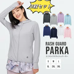 ラッシュガード 2枚セット S～3XL 夏用 冷感 ひんやり 涼しい UV ラッシュパーカー フェイスマスク 薄手 接触冷感 ラッシュガード レディース パーカー UVカット uvパーカー 水着 体型カバー 長袖 メンズ ユニセックス
