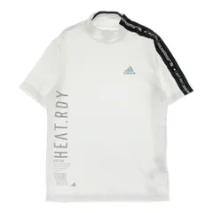 サイズ：S ADIDAS GOLF アディダスゴルフ  モックネック 半袖Tシャツ  ホワイト系 [240101370803]# ゴルフウェア メンズ ストスト