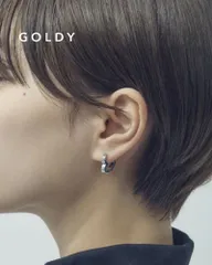 GOLDY/ゴールディ/ハート フープ ワンタッチ ステンレス ピアス/アクセサリー/1240810