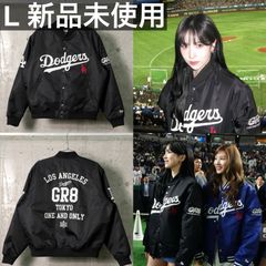 MLB 開幕戦 ドジャース ナイロンジャケット ミナ着用モデル ブラック 黒色