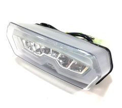 ホンダ 用 LED ウインカー 付き テール ランプ スモール ブレーキ ライト クリアー レンズ グロム MSX125 CBR650F CTX700 等 バイク カスタム パーツ 社外品