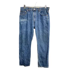 Levi's 505 デニムパンツ W38 リーバイス オリジナルフィット ビッグサイズ ブルー コットン 古着卸 アメリカ仕入 2503-221